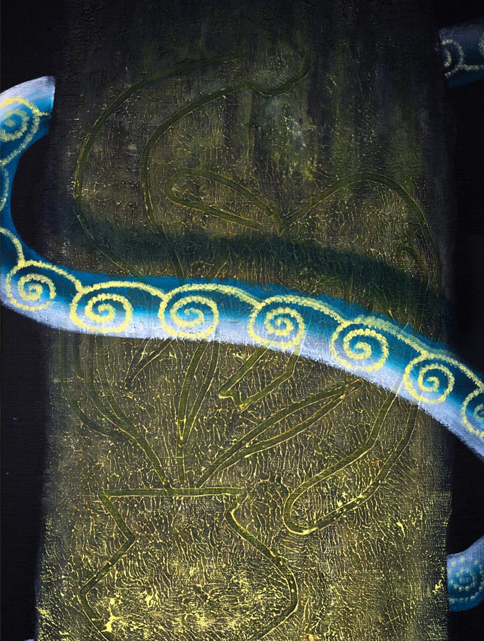《Lrikulau：里古烙》百步蛇圖案的旁邊