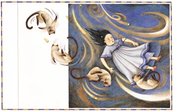 《星星王子》少女被風吹了起來