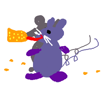 作品：小老鼠和影子搶乳酪