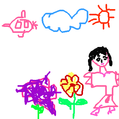 作品：看花