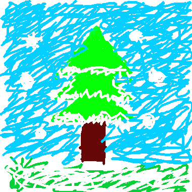 作品：雪花聖誕樹