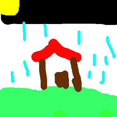 作品：下雨囉