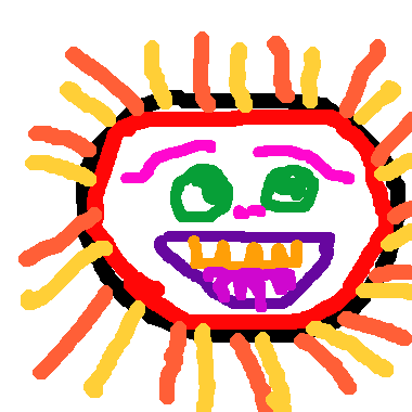 作品：好熱的太陽