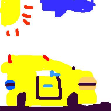 作品：旅行小黃車