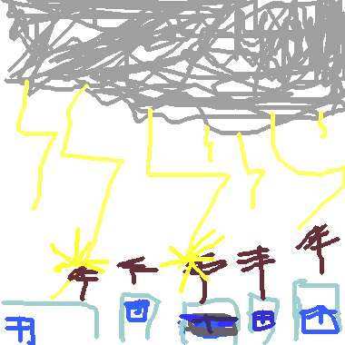 作品：下雨天