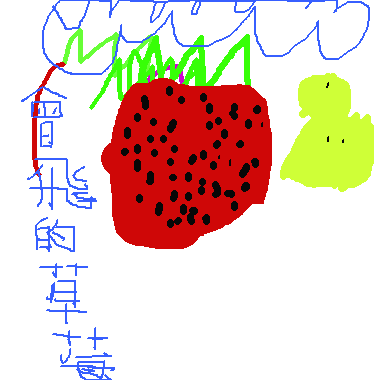 作品：會飛的草莓