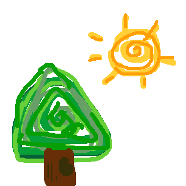 sun & tree