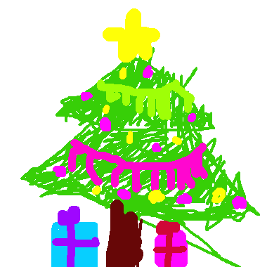 作品：可愛的聖誕樹