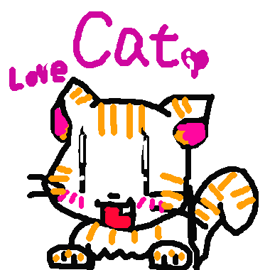 作品：love cat.