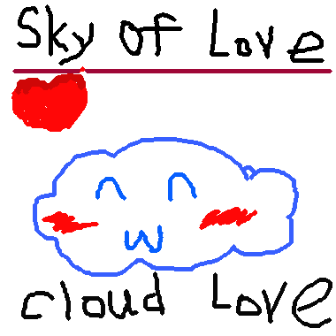 作品：sky of love -cloud love