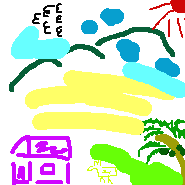 作品：午後天空