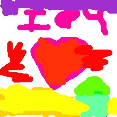 作品：I LOVE YOU卡片