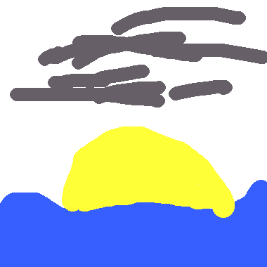 作品：夕陽