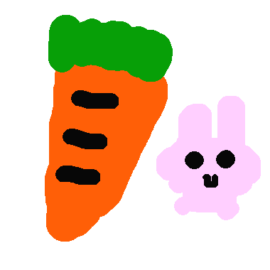 作品：carrot and rabbit