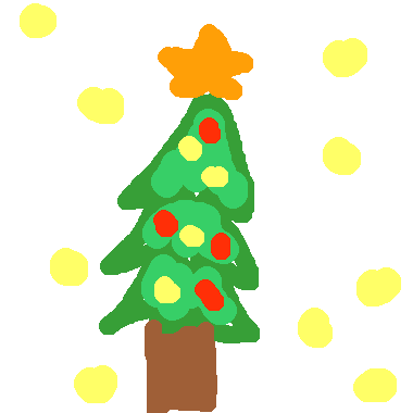 作品：A Christmas tree