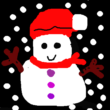 Merry Christmas snowman