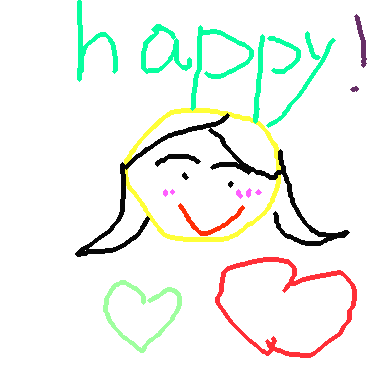 作品：happy