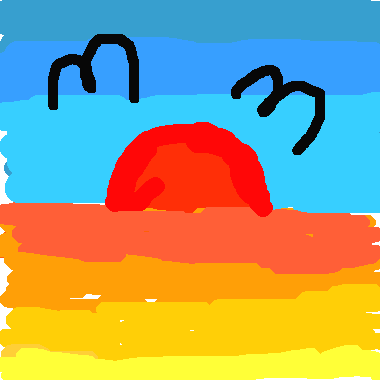 作品：~夕陽~