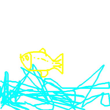 作品：海中飛魚