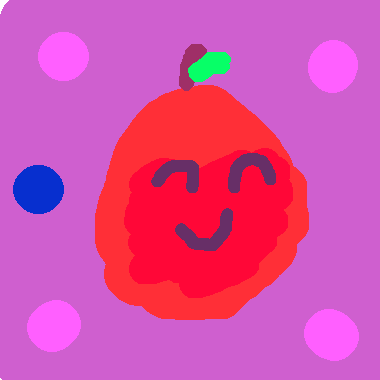 作品：快樂的紅蘋果