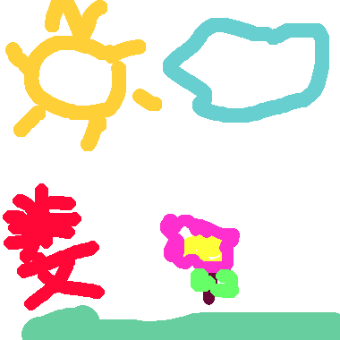 作品：斐斐的春天