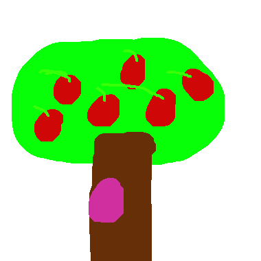 一顆蘋果樹