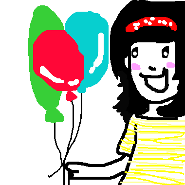 作品：賣氣球的女孩