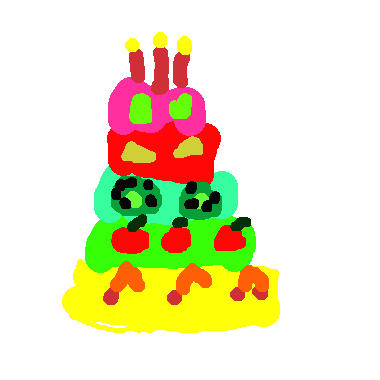 作品：生日蛋糕