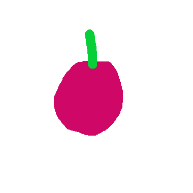 一顆紫色的蘋果
