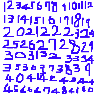 1=50數字