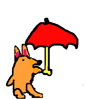 作品：小狐狸的小紅傘