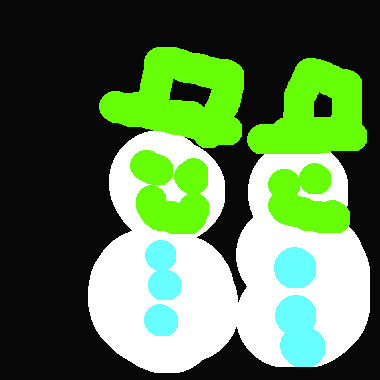 作品：兩隻雪人