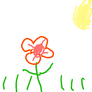 作品：花兒和太陽