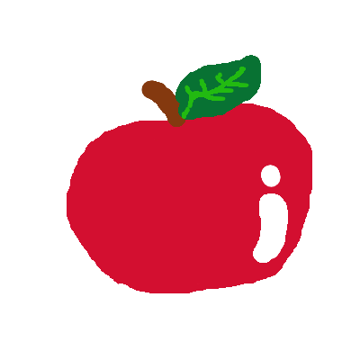 作品：我愛吃蘋果