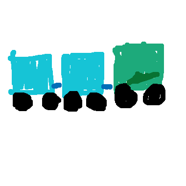 塗鴉作品 小火車 文化部 兒童文化館