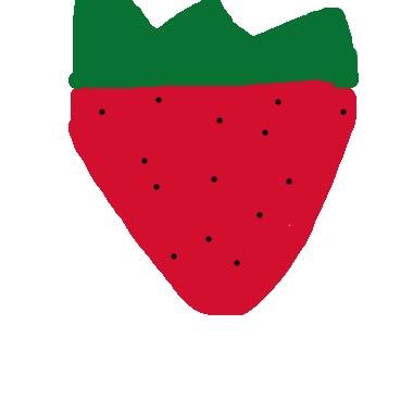 紅色的草莓