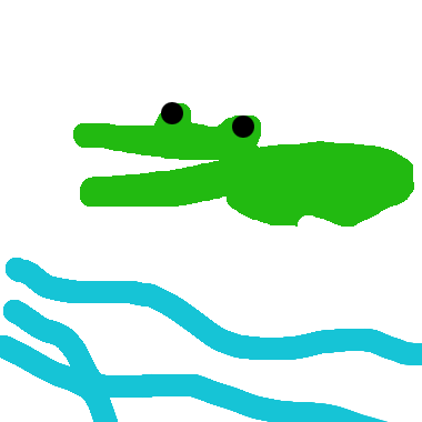 河邊的鱷魚