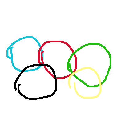 作品：奧運五色環