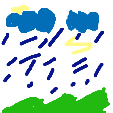 作品：下雨