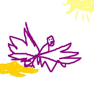 作品：紫色的燕子