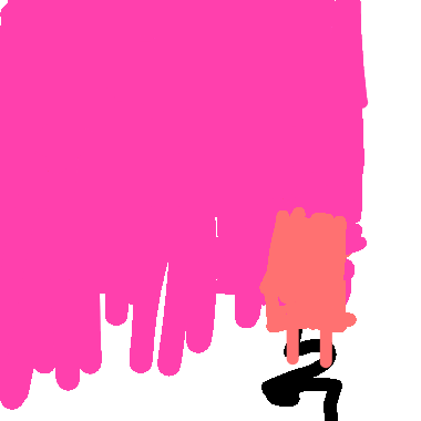 作品：粉色油漆