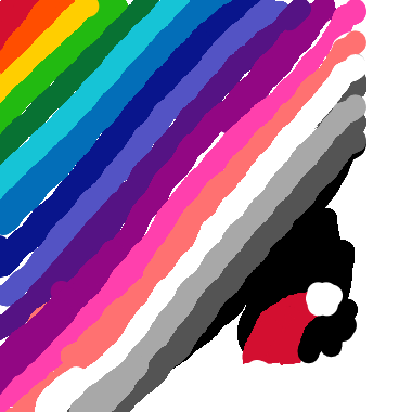 彩虹聖誕帽
