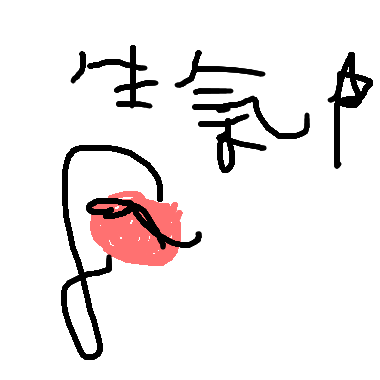 生氣中