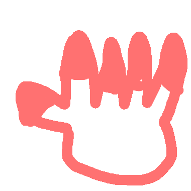 作品：
        手指