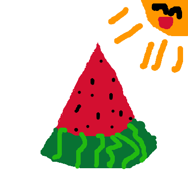 I love watermelon!!