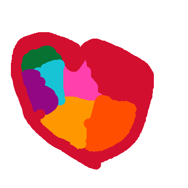 Rainbow heart